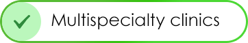 Multispecialty clinics