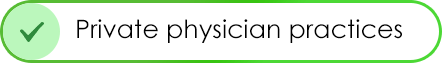 Private physician practices